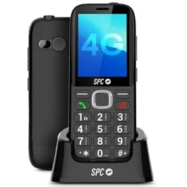 SPC Fortune 2 Max - Teléfono Móvil 4G para Personas Mayores, Pantalla XL 2.4', Teclas Grandes, Botón SOS, Batería 7 Días, Negro